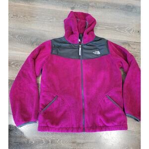 The North Face Girls Osito Fleece Jacket Hooded Fully Zip Size XL‎ #2